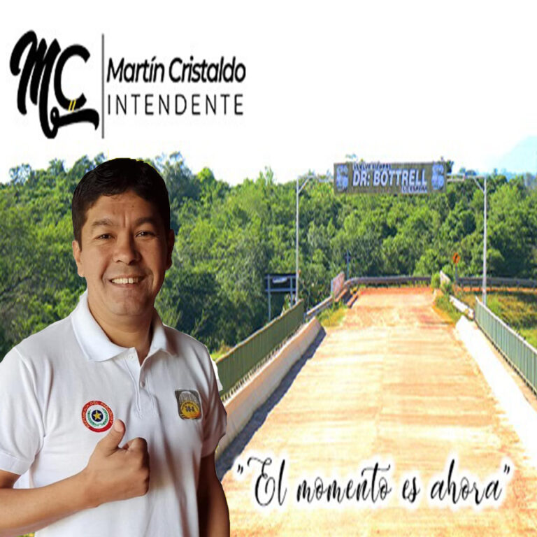 Martín Abel Cristaldo Báez – Intendente del distrito de Dr. Bottrell 2021 – 2026