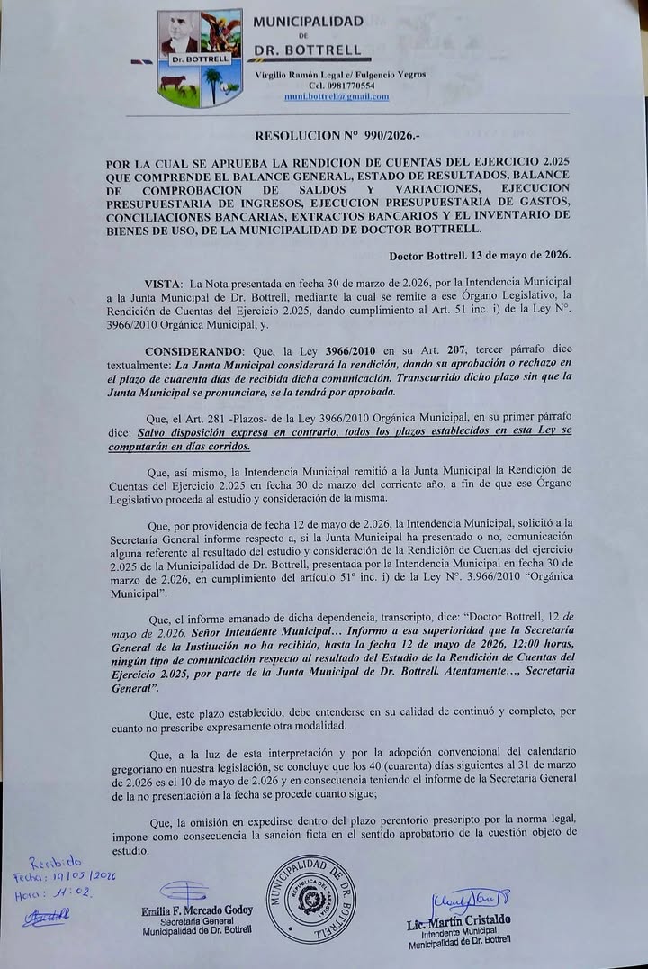 Gobierno Municipal de Doctor Bottrell